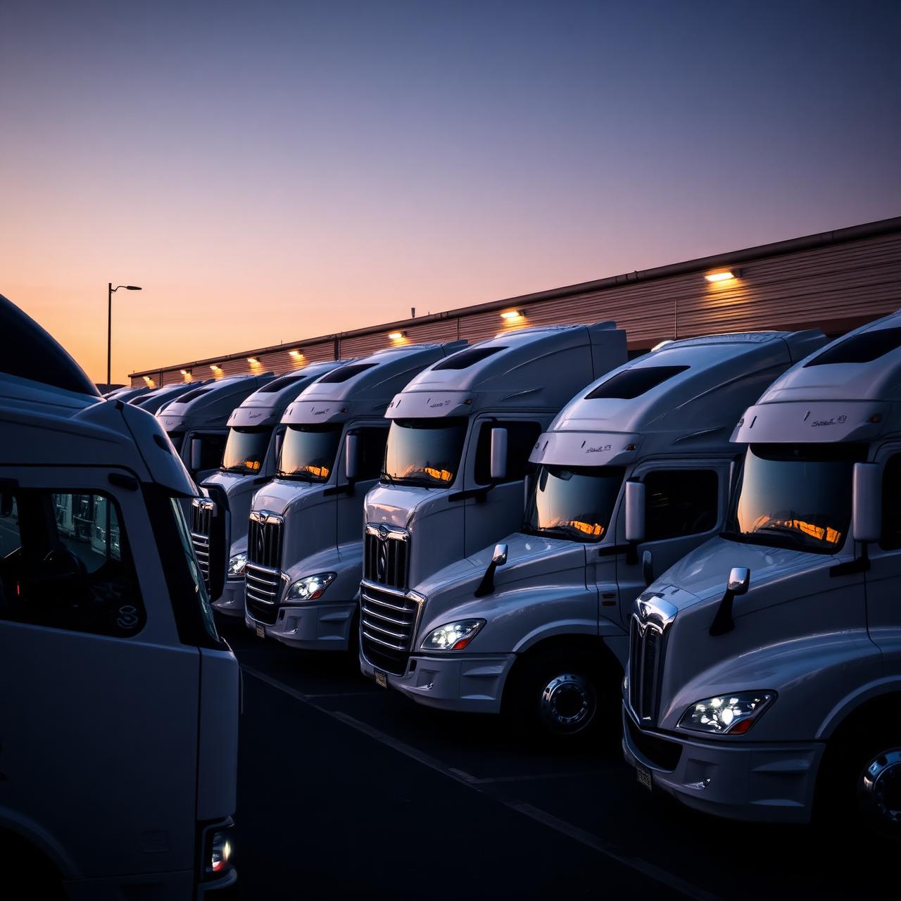 KJ Cargo fleet at depot